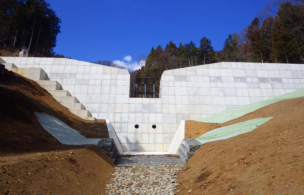 沢上沢 砂防工事